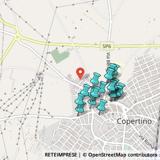 Mappa Via Bari, 73043 Copertino LE, Italia (0.4555)