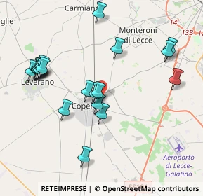 Mappa Via Manfredi, 73043 Copertino LE, Italia (4.514)