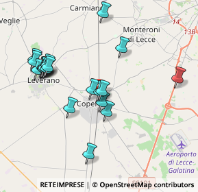 Mappa Via Francesco Petrarca, 73043 Copertino LE, Italia (4.2255)