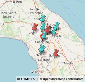 Mappa Via Francesco Petrarca, 73043 Copertino LE, Italia (8.94)