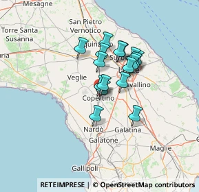 Mappa Via Francesco Petrarca, 73043 Copertino LE, Italia (10.15882)