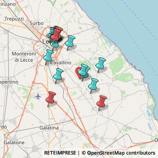 Mappa Viale Risorgimento, 73020 Castri di Lecce LE, Italia (8.213)