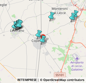 Mappa Via Grottella, 73043 Copertino LE, Italia (5.0125)