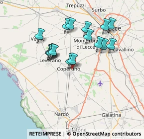 Mappa Via Grottella, 73043 Copertino LE, Italia (7.02647)