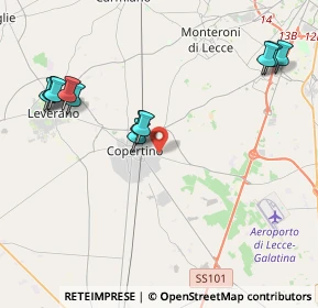 Mappa Via Cigliano, 73043 Copertino LE, Italia (4.99273)