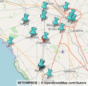 Mappa (Località Filippi) LE, 73043 Copertino LE, Italia (9.8365)