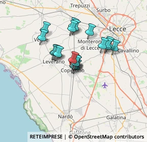 Mappa (Località Filippi) LE, 73043 Copertino LE, Italia (5.4805)