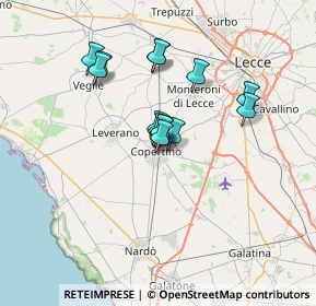 Mappa (Località Filippi) LE, 73043 Copertino LE, Italia (5.57571)