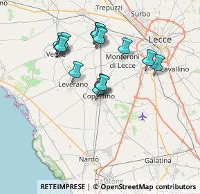 Mappa (Località Filippi) LE, 73043 Copertino LE, Italia (7.05933)