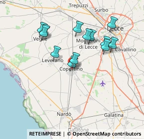 Mappa (Località Filippi) LE, 73043 Copertino LE, Italia (7.35538)