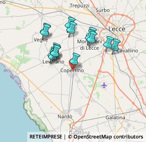 Mappa (Località Filippi) LE, 73043 Copertino LE, Italia (6.84)