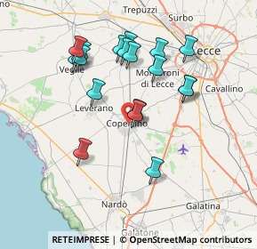 Mappa (Località Filippi) LE, 73043 Copertino LE, Italia (7.56056)