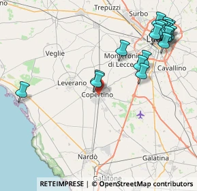 Mappa (Località Filippi) LE, 73043 Copertino LE, Italia (11.2625)