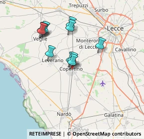 Mappa (Località Filippi) LE, 73043 Copertino LE, Italia (6.71091)
