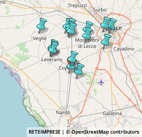 Mappa (Località Filippi) LE, 73043 Copertino LE, Italia (6.97875)