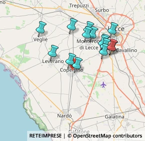 Mappa (Località Filippi) LE, 73043 Copertino LE, Italia (7.41133)