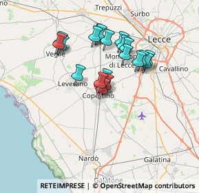 Mappa (Località Filippi) LE, 73043 Copertino LE, Italia (6.579)