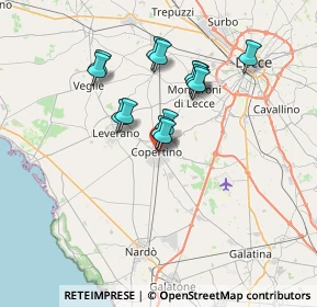 Mappa (Località Filippi) LE, 73043 Copertino LE, Italia (6.25143)