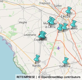 Mappa (Località Filippi) LE, 73043 Copertino LE, Italia (7.67364)