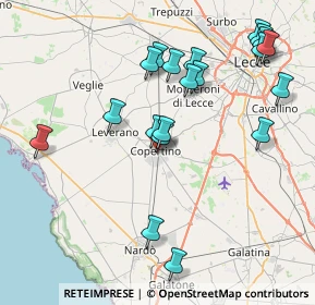 Mappa (Località Filippi) LE, 73043 Copertino LE, Italia (9.295)