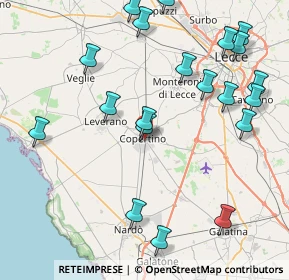 Mappa (Località Filippi) LE, 73043 Copertino LE, Italia (10.6175)