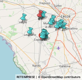 Mappa (Località Filippi) LE, 73043 Copertino LE, Italia (5.5005)