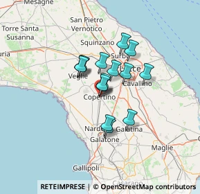 Mappa (Località Filippi) LE, 73043 Copertino LE, Italia (9.392)