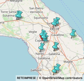 Mappa (Località Filippi) LE, 73043 Copertino LE, Italia (15.62923)