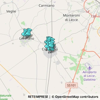 Mappa Via Colaci Tenente, 73043 Copertino LE, Italia (1.84909)