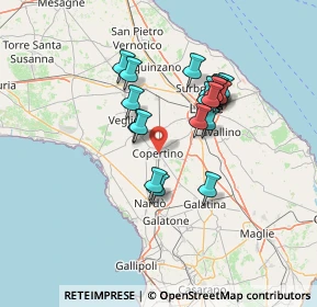 Mappa Via Colaci Tenente, 73043 Copertino LE, Italia (12.32263)