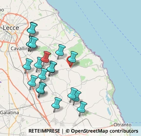 Mappa Via Bovio, 73026 Melendugno LE, Italia (8.8895)