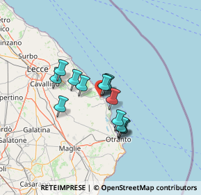 Mappa Via Domenico Modugno, 73026 Melendugno LE, Italia (9.99308)