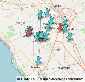 Mappa Via Assisi, 73043 Copertino LE, Italia (5.82)