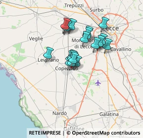 Mappa Via Assisi, 73043 Copertino LE, Italia (5.327)