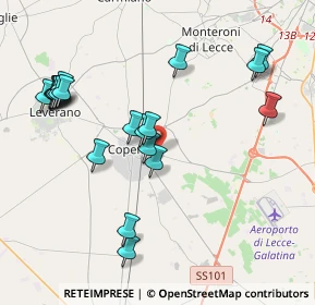 Mappa Via Assisi, 73043 Copertino LE, Italia (4.6605)