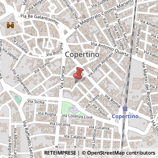 Mappa Via Milano, 56, 73043 Copertino, Lecce (Puglia)