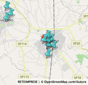 Mappa Via Raffaello Sanzio, 73043 Copertino LE, Italia (1.68)