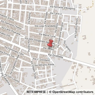Mappa Via Loreto, 46, 73043 Copertino, Lecce (Puglia)