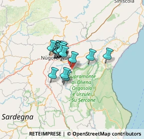 Mappa Via S. Farina, 08025 Oliena NU, Italia (8.959)
