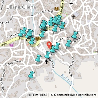 Mappa Via Sa Concias, 08025 Oliena NU, Italia (0.1037)
