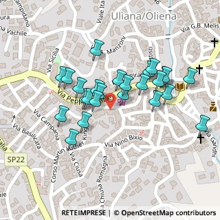 Mappa Via Peppino Catte, 08025 Oliena NU, Italia (0.092)