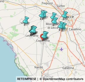 Mappa Via Vittorio Veneto, 73043 Copertino LE, Italia (6.34467)