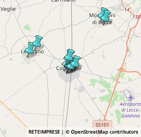 Mappa Via Guglielmo Oberdan, 73043 Copertino LE, Italia (2.34417)