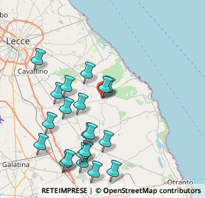 Mappa Via Diaz, 73026 Melendugno LE, Italia (9.23)