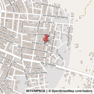 Mappa Via Marie Curie, 34, 73043 Copertino, Lecce (Puglia)