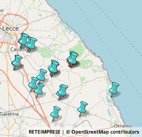 Mappa Via Cristoforo Colombo, 73026 Melendugno LE, Italia (8.7225)