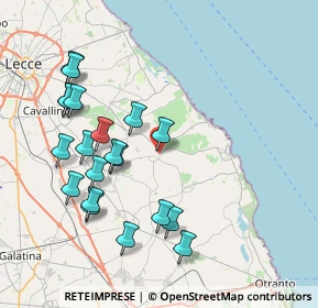 Mappa Via Cristoforo Colombo, 73026 Melendugno LE, Italia (8.9695)