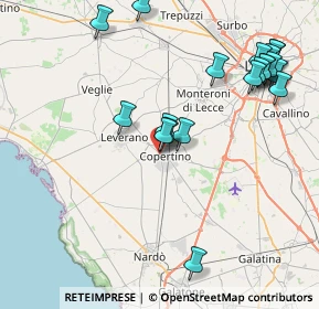 Mappa Via Sant'Isidoro, 73043 Copertino LE, Italia (10.0315)