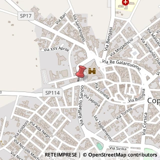Mappa Via Sant'Isidoro, 2, 73043 Copertino, Lecce (Puglia)