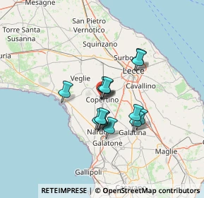 Mappa Largo Giuseppe Mazzini, 73043 Copertino LE, Italia (10.19214)